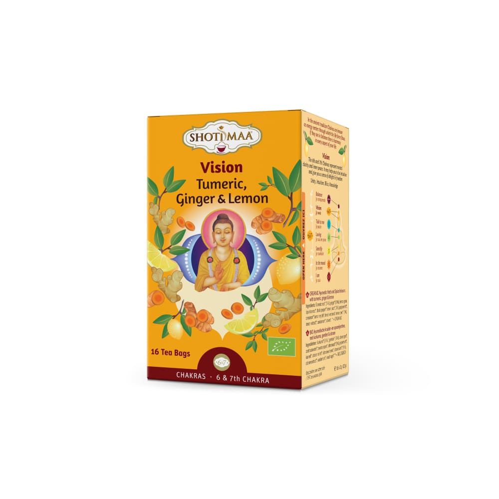 Ceai Shotimaa Chakras - Vision - turmeric ghimbir si lamaie