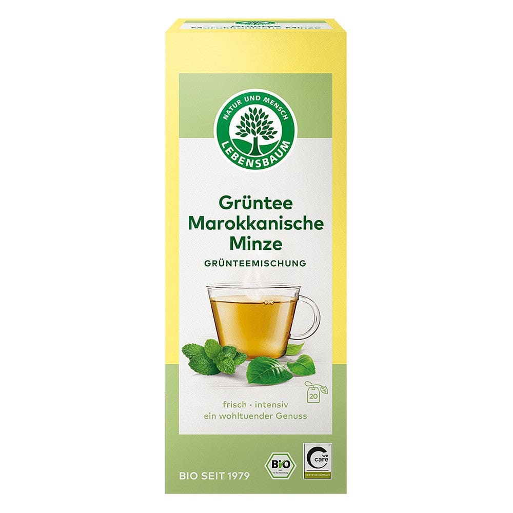 Ceai verde bio cu menta Marocana 40g - Lebensbaum - Ceaiuri