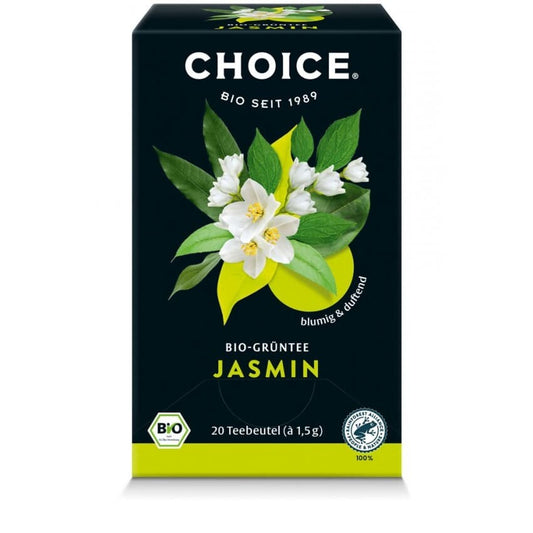 Ceai verde bio Jasmin 20 pliculete a 1.5g / 30.0g Choice®