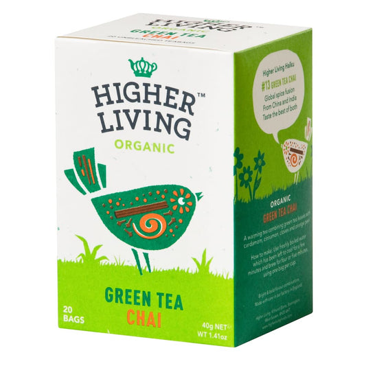 Ceai verde - CHAI - eco 20 plicuri Higher Living - Higher