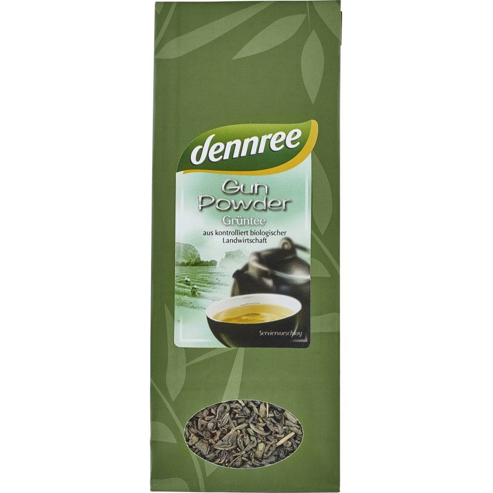 Ceai verde Gun Powder ecologic 100g - Dennree - Ceaiuri