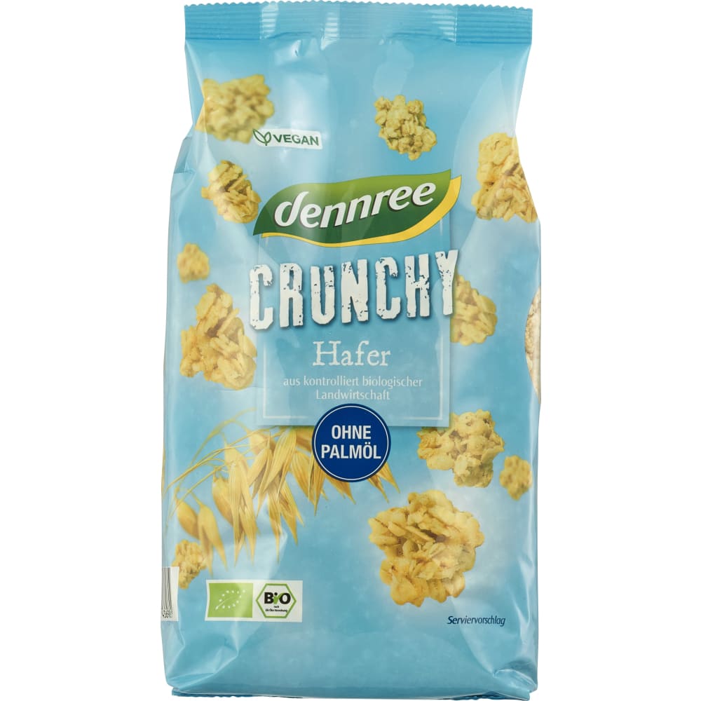 Cereale crunchy cu ovaz bio 750g Dennree - Dennree