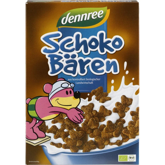 Cereale ursuleti de ciocolata bio 250g - Dennree - Cereale