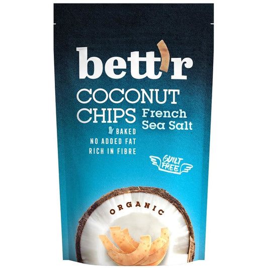 Chips de cocos cu sare eco 70g BETTR - Bettr - Batoane si