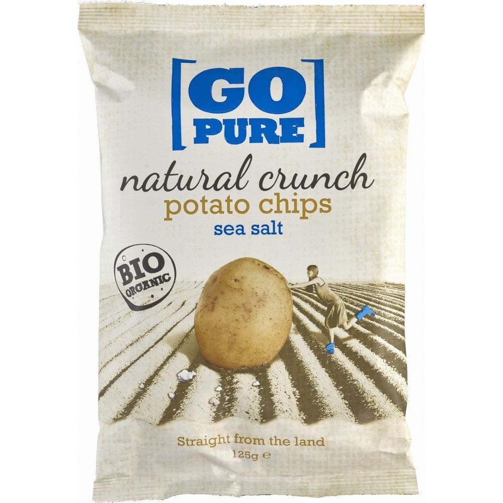 Chipsuri din cartofi cu sare coapte manual 125g - Go Pure -