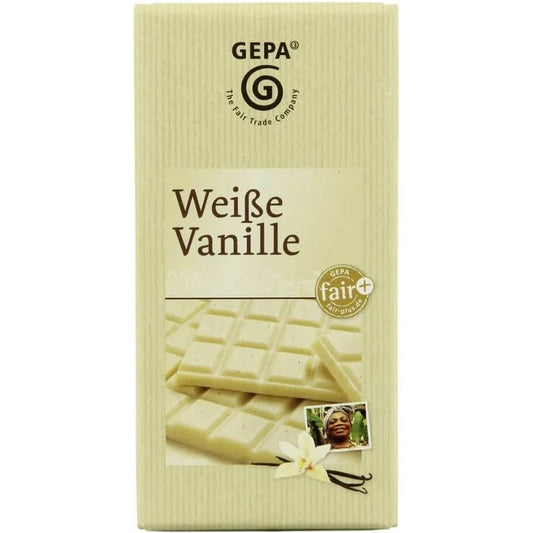 Ciocolata alba cu vanilie 100 gr Gepa - Gepa - Ciocolata