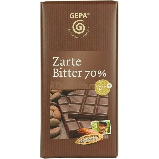 Ciocolata amaruie 70% cacao,100 gr Gepa - Gepa - Ciocolata