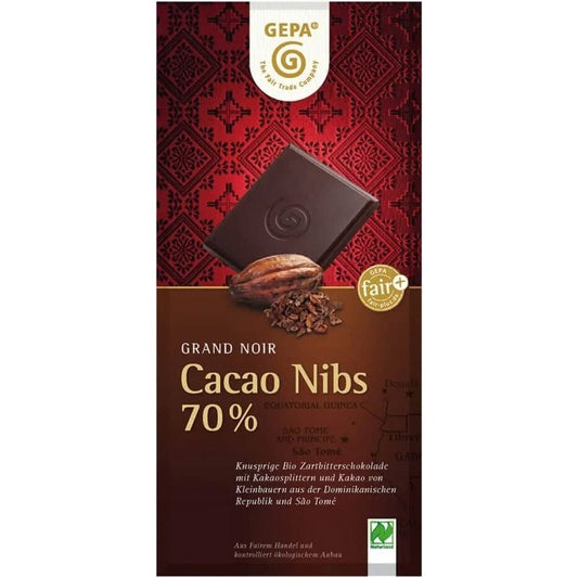 Ciocolata amaruie Bio cu 70% cacao,100 gr Gepa - Gepa