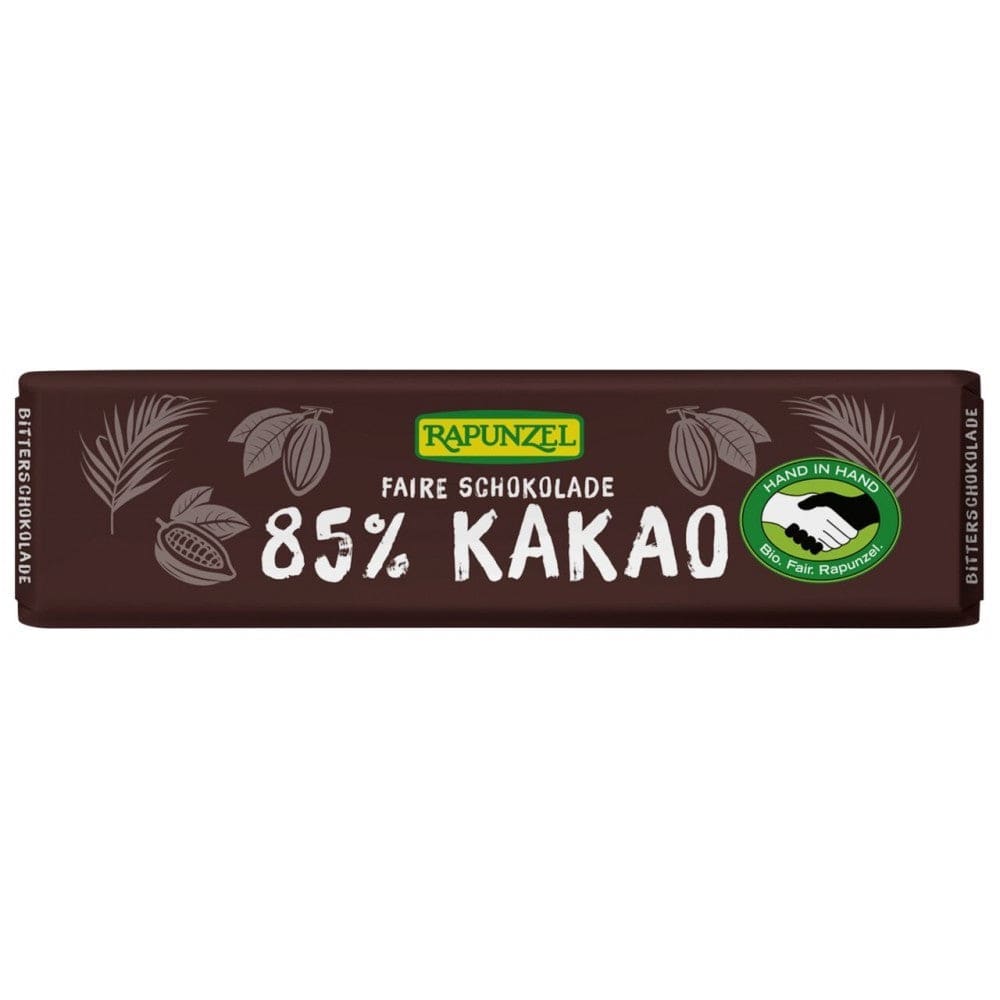 Ciocolata bio amaruie mica 85% cacao HIH 20g - Rapunzel -