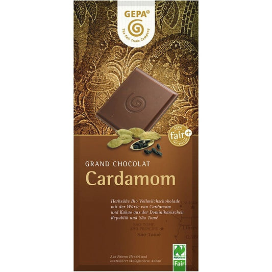 Ciocolata Bio cu lapte si cardamon,100 g Gepa - Gepa