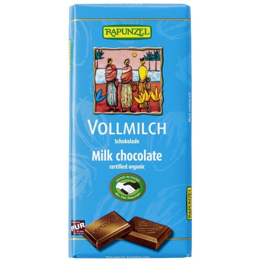 Ciocolata bio lapte integral HIH 100g - Rapunzel - Ciocolata
