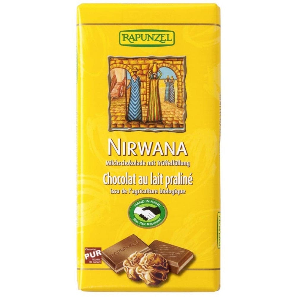 Ciocolata Bio Nirwana cu praline HIH 100g - Rapunzel -