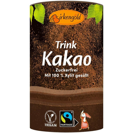 Ciocolata calda indulcita cu xylitol 200g Birkengold