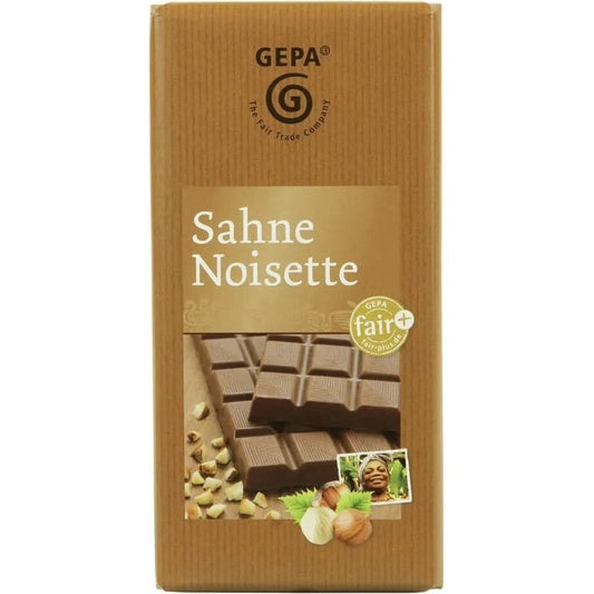 Ciocolata cu frisca si alune 100 gr Gepa - Gepa - Ciocolata