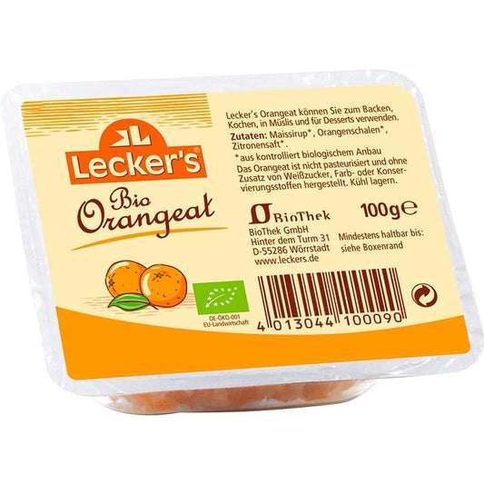 Coaja de portocale bio 100 g Leckers - Lecker’s - Arome