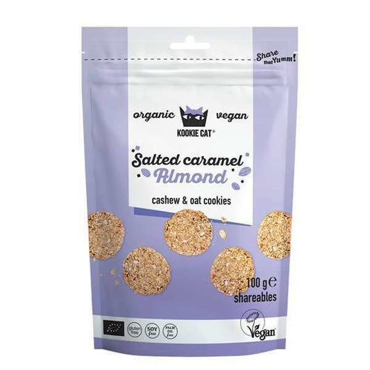 COOKIE cu migdale si caramel sarat fara gluten bio 100g