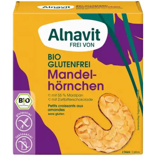 Cornulete cu migdale fara gluten bio 150g Alnavit - Alnavit