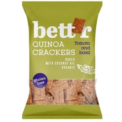 Crackers cu quinoa rosii si busuioc fara gluten eco 100g