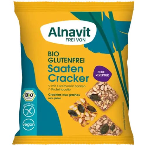 Crackers cu seminte fara gluten bio 75g Alnavit - Alnavit