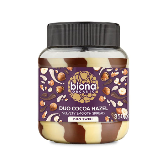 Crema de ciocolata cu alune Duo Swirl bio 350g Biona - Biona