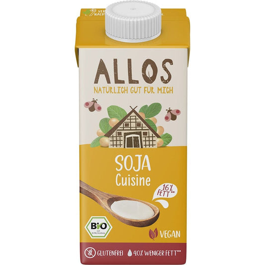 Crema de soia lichida pentru gatit 200ml - Allos -