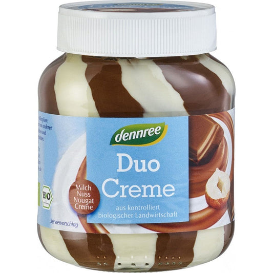 Crema duo cu alune si lapte bio 400g - Dennree