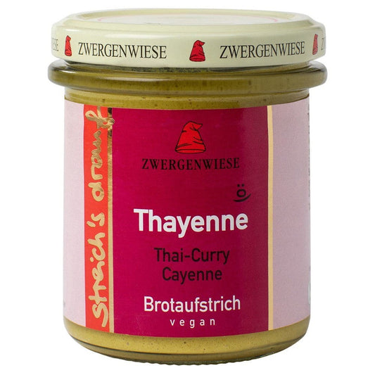 Crema tartinabila bio vegetala Thayenne cu Thai curry si