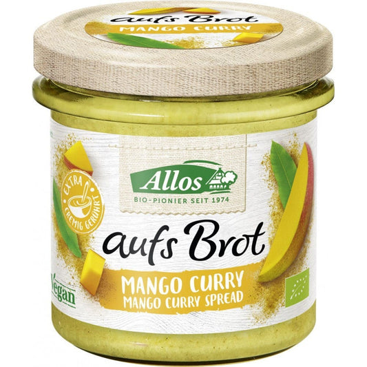Crema tartinabila cu mango si curry 140g - Allos -