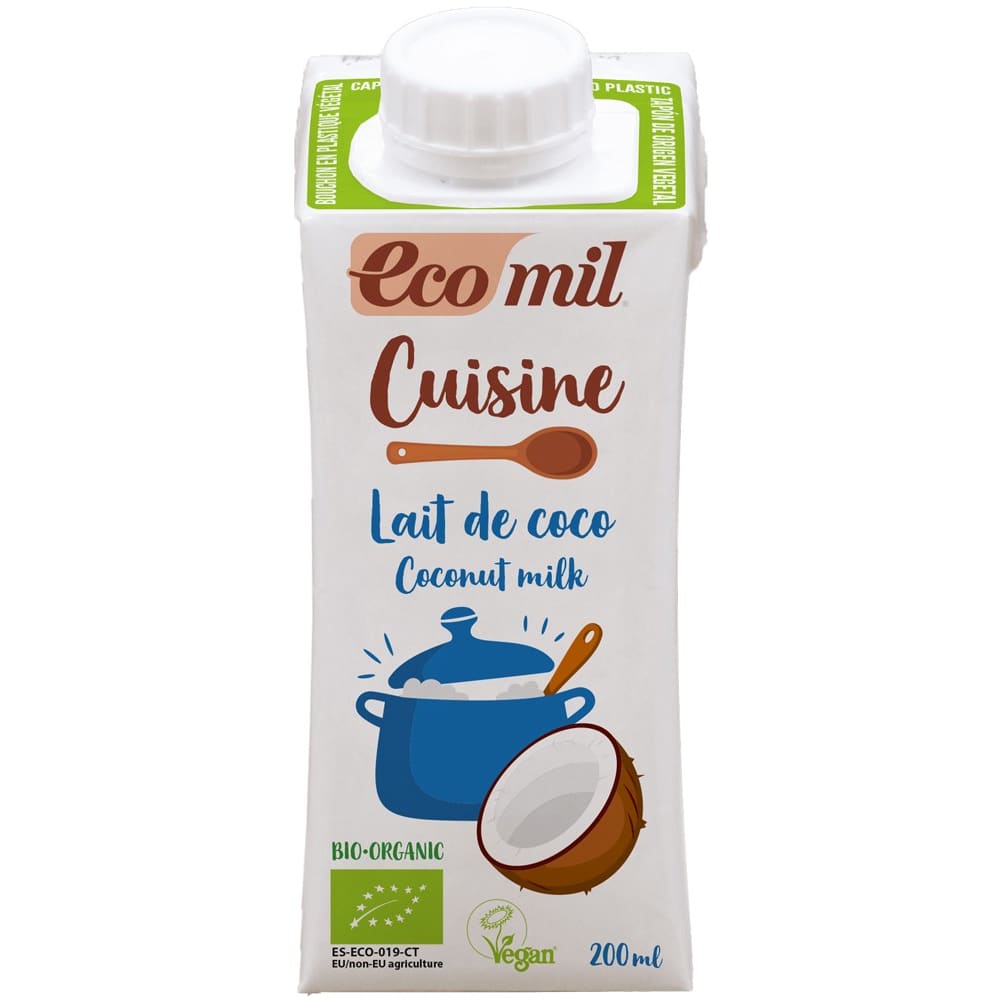 Crema vegetala Bio pentru gatit pe baza de cocos 200 ml