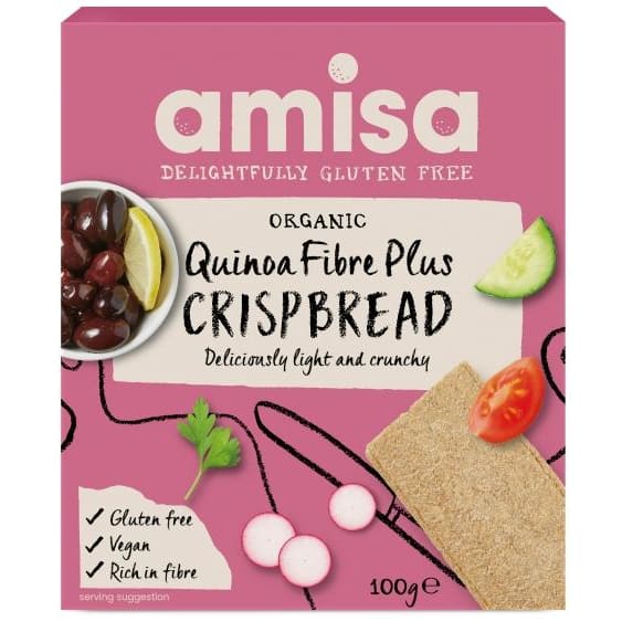 Crispbread (painici) cu quinoa Fibre Plus fara gluten bio