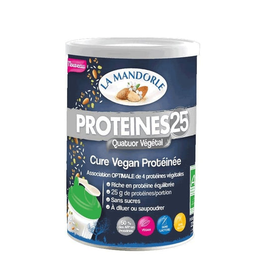 Cura vegana instant - Protein 25 230g - La Mandorle - Altele