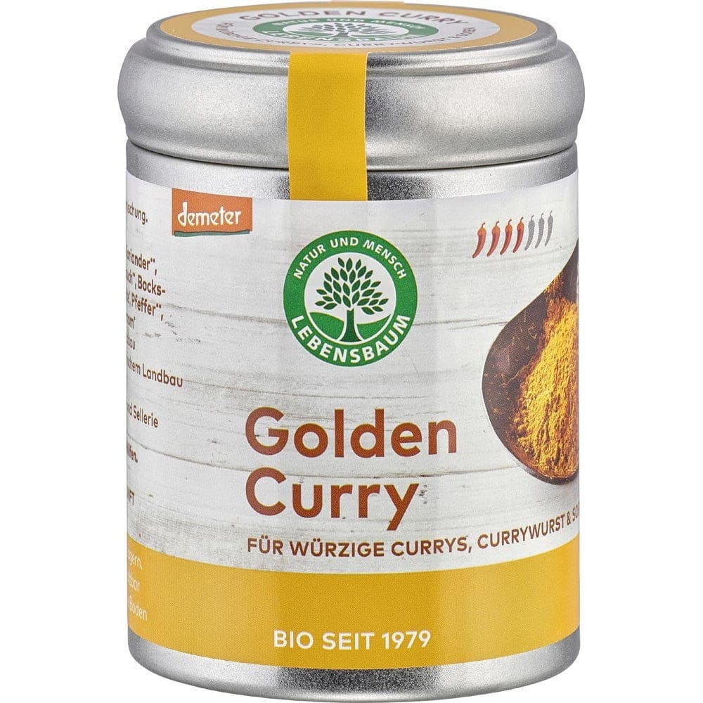 Curry auriu pentru orez legume si carne 55g - Lebensbaum -