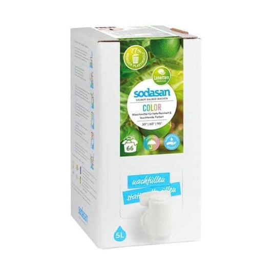 Detergent bio lichid color Lime 5L SODASAN - Sodasan -