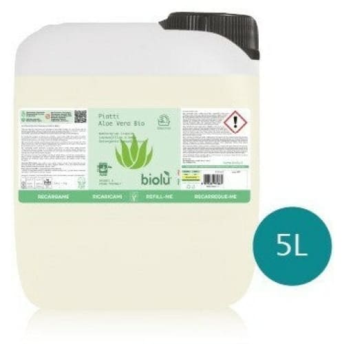 Detergent ecologic pentru spalat vase cu aloe vera 5L -