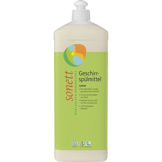 Detergent ecologic pentru spalat vase cu lamaie bio 1L -