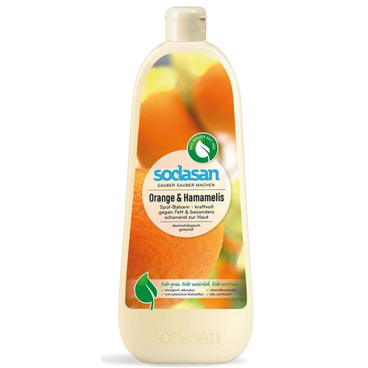 Detergent lichid de vase balsam cu portocala ecologic 1L -