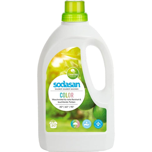 Detergent lichid pentru rufe colorate 1.5L - Sodasan -