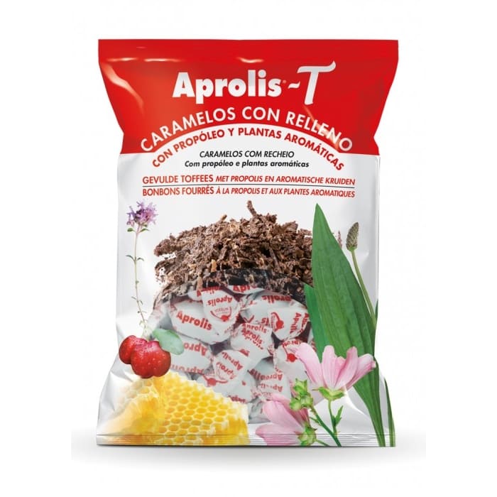 Dropsuri cu umplutura plante aromatice si propolis 100 g