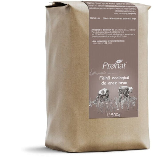 Faina de orez brun Bio 500 g - Pronat Paper Pack - Faina