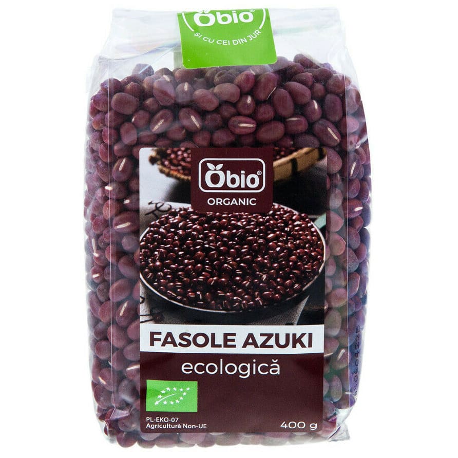 Fasole azuki bio 400g Obio - Obio