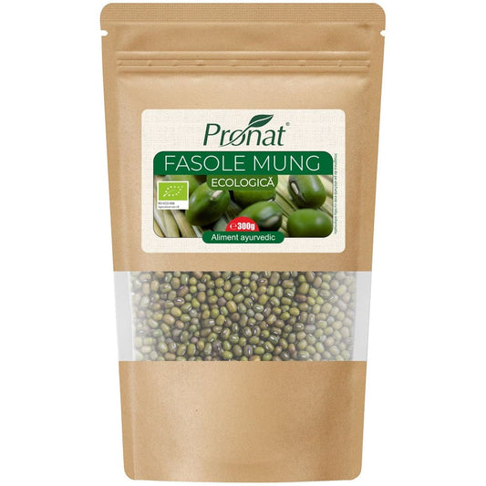 Fasole Mung Bio 300 g - Pronat Zipp Pack - Leguminoase