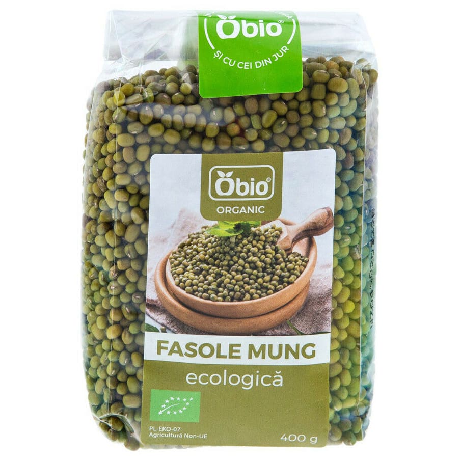 Fasole mung bio 400g Obio - Obio