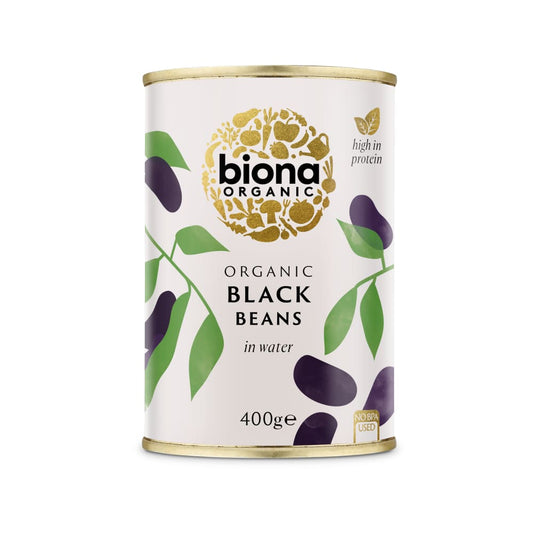 Fasole neagra boabe conserva bio 400g Biona - Biona -