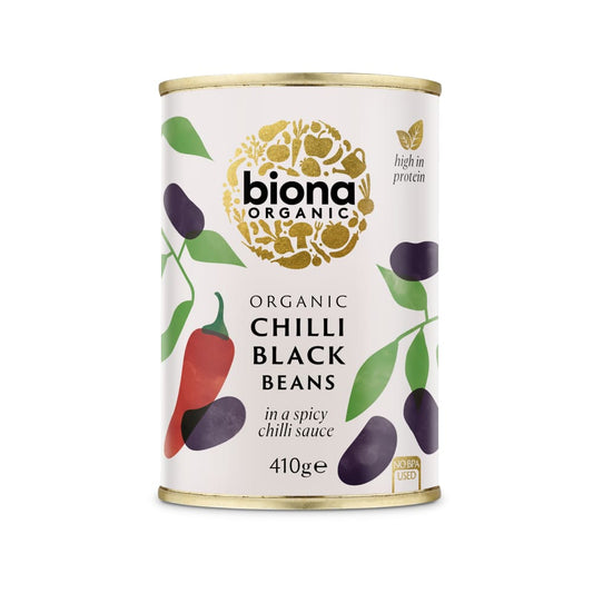 Fasole neagra in sos chilli 410g Biona - Biona - Leguminoase
