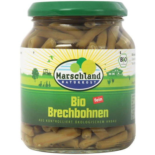 Fasole verde bio 340/185 g Marschland Naturkost