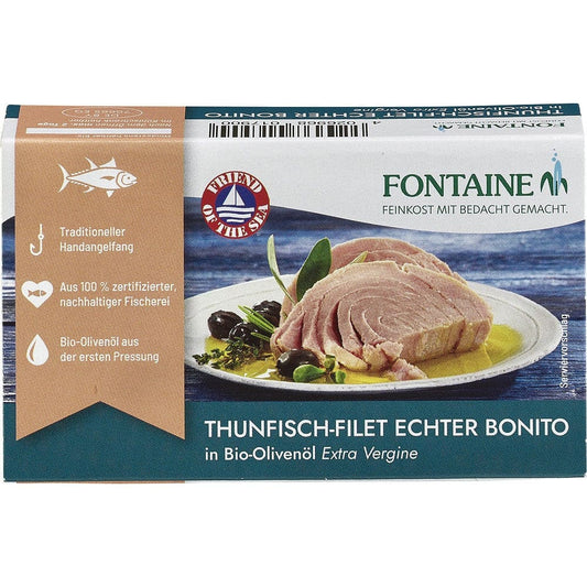 File de ton in ulei bio de masline 120g - Fontaine -