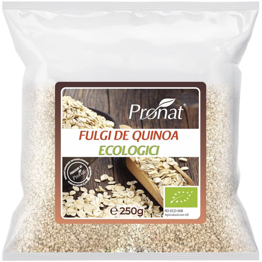 Fulgi Bio de quinoa 250 g - Pronat Foil Pack - Cereale musli