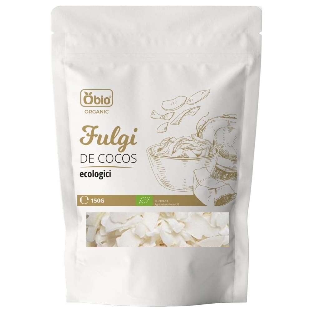 Fulgi de cocos raw bio 150g Obio - Obio - Altele