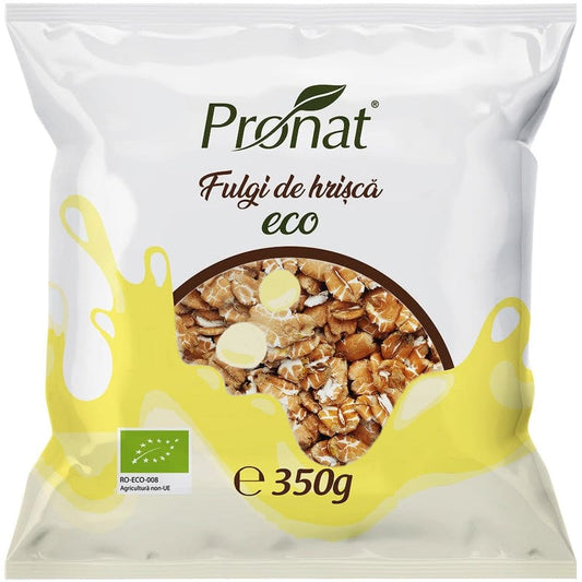 Fulgi de hrisca Bio 350 g - Pronat Foil Pack - Cereale musli