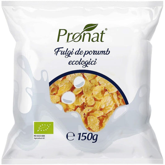 Fulgi de porumb Bio 150 g - Pronat Foil Pack - Cereale musli